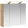 vidaXL F&uuml;rdőszobai t&uuml;k&ouml;rszekr&eacute;ny K&eacute;zműves T&ouml;lgy 60 x 14,5 x 50 cm