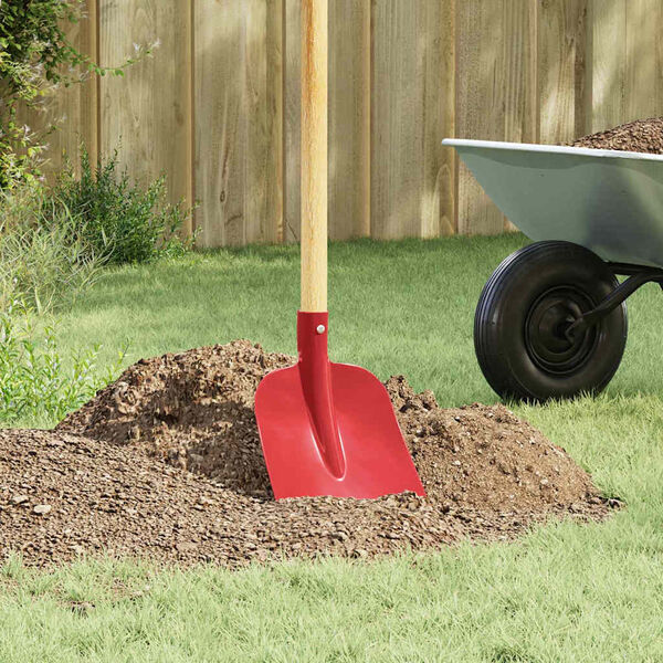 vidaXL Lap&aacute;t Fej Piros 32 x 24,5 cm Porsz&oacute;rt ac&eacute;l