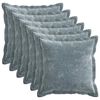 vidaXL P&aacute;rna huzat 6 db HOUTEN Vil&aacute;gosk&eacute;k 40 x 40 cm Chenille Sz&ouml;vet
