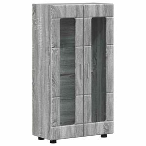 vidaXL Sz&eacute;f FLORIN 55,5 x 29 x 100 cm Sz&uuml;rke Sonoma Szerelt Fa
