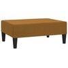 vidaXL k&eacute;tszem&eacute;lyes barna b&aacute;rsony kanap&eacute;&aacute;gy l&aacute;btart&oacute;val
