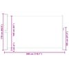 vidaXL k&eacute;k kih&uacute;zhat&oacute; oldals&oacute; teraszi napellenző 170 x 300 cm
