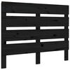vidaXL fekete t&ouml;m&ouml;r fenyőfa fejt&aacute;mla 75 x 3 x 80 cm