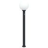 vidaXL szenzoros oszlopl&aacute;mpa 120 cm fekete IP44