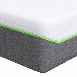 vidaXL Matrac Feh&eacute;r &eacute;s Sz&uuml;rke 80 x 160 cm Jacquard sz&ouml;vet