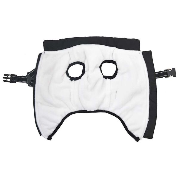 vidaXL fekete kutyakab&aacute;t h&aacute;mmal V&iacute;z&aacute;ll&oacute; f&eacute;nyvisszaverő L36