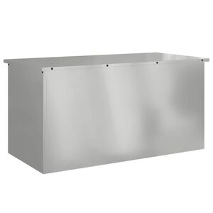 vidaXL Kerti t&aacute;rol&oacute; p&aacute;rna doboz Horganyzott Ac&eacute;l 100 x 50,5 x 50 cm