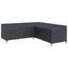 vidaXL B&uacute;tor takar&oacute; Fekete 255 x 255 x 80 cm 600D Oxford Sz&ouml;vet