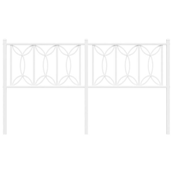 vidaXL feh&eacute;r f&eacute;m fejt&aacute;mla 150 cm