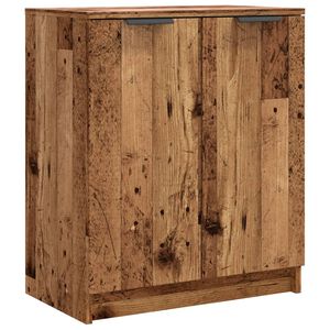 vidaXL antik fa sz&iacute;nű szerelt fa cipőszekr&eacute;ny 59 x 35 x 70 cm