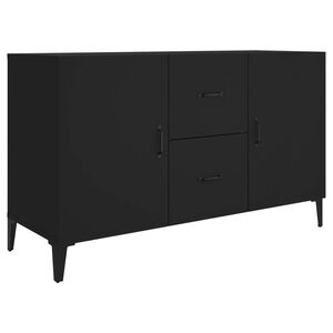 vidaXL fekete szerelt fa t&aacute;lal&oacute;szekr&eacute;ny 100 x 36 x 60 cm