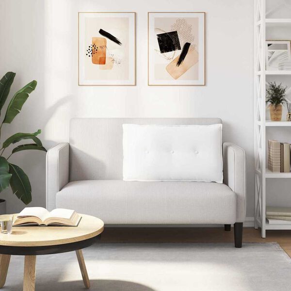 vidaXL H&aacute;tp&aacute;rna Feh&eacute;r 80 x 19 x 50 cm sz&ouml;vet