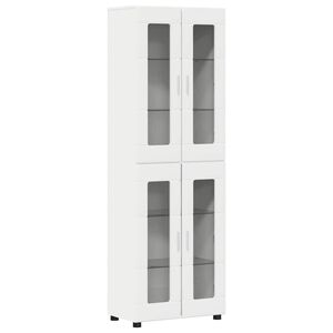 vidaXL Magasfi&uacute; FLORIN 60 x 35 x 182 cm Feh&eacute;r Szerelt Fa