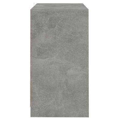 vidaXL betonszürke forgácslap tálalószekrény 70 x 41 x 75 cm