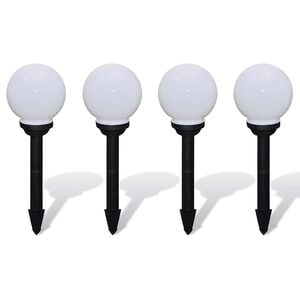 vidaXL 4 db k&uuml;lt&eacute;ri t&uuml;ske &ouml;sv&eacute;ny LED-es l&aacute;mpa 15 cm