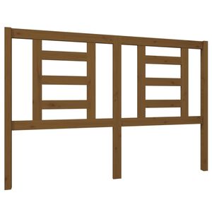 vidaXL m&eacute;zbarna t&ouml;m&ouml;r fenyőfa &aacute;gyfejt&aacute;mla 146 x 4 x 100 cm