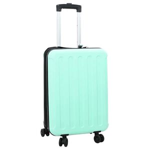 vidaXL Bőrönd zárral Menta zöld 34 x 23 x 55.5 cm ABS Műanyag