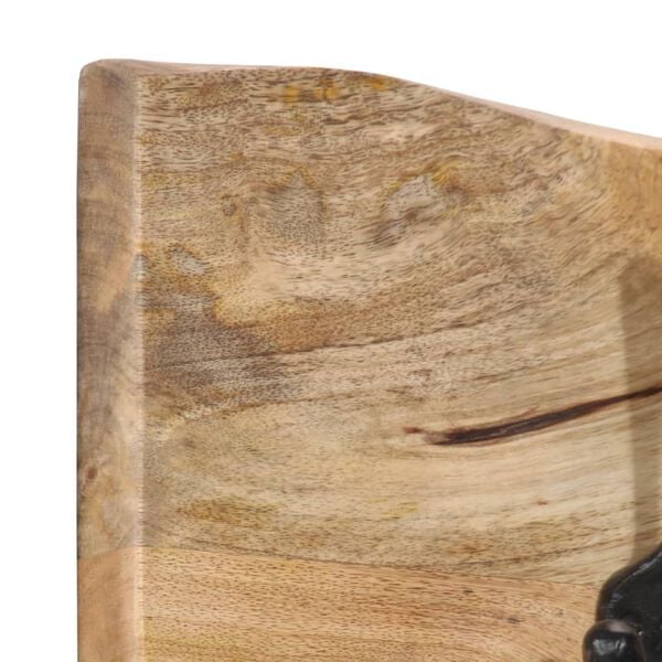 vidaXL t&ouml;m&ouml;r mang&oacute;fa falra szerelhető ruhafogas 4 akaszt&oacute;val