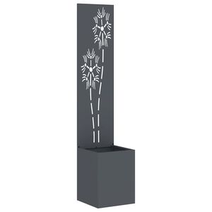 vidaXL Kertv&eacute;dő v&aacute;szon Antracit 32 x 150 cm Hidegen hengerelt ac&eacute;l