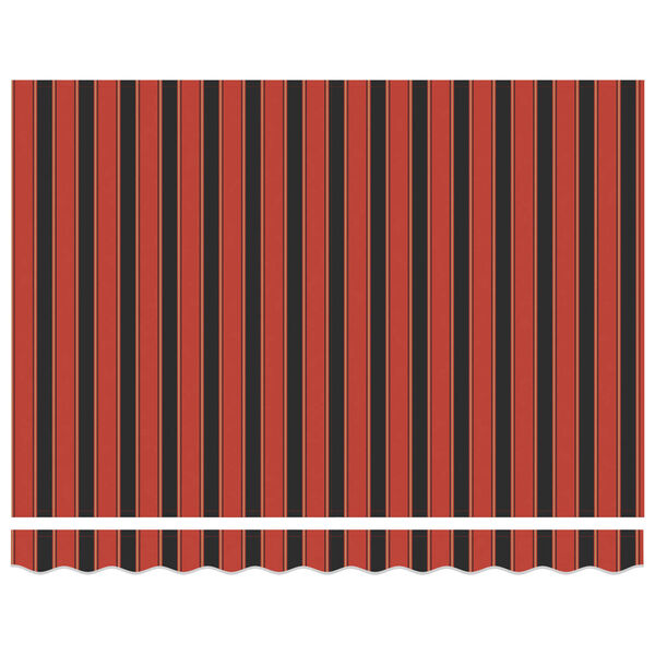 vidaXL Beh&uacute;zhat&oacute; napellenző Cs&iacute;kos Narancs &eacute;s Barna 300 x 250 cm