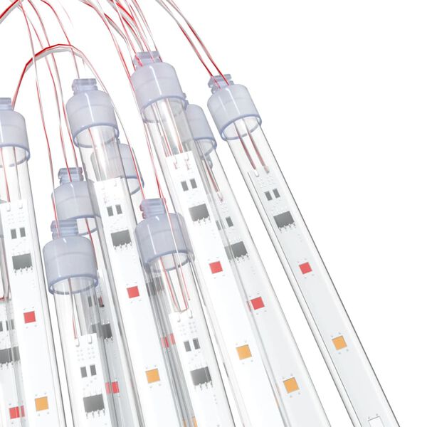 vidaXL 20 db 480 LED-es színes meteor fényfüzér 30 cm