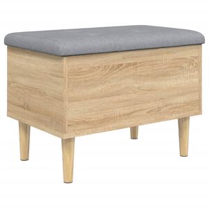 vidaXL sonoma t&ouml;lgy sz&iacute;nű szerelt fa t&aacute;rol&oacute;pad 62x42x46 cm