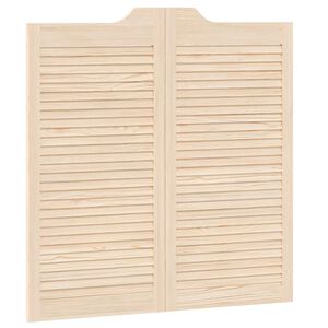 vidaXL Lengő Ajt&oacute;k 100 x 50 cm T&ouml;m&ouml;r Fenyőfa Term&eacute;szetes
