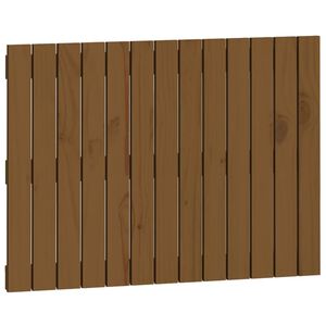 vidaXL mézbarna tömör fenyőfa fali fejtámla 82,5 x 3 x 60 cm