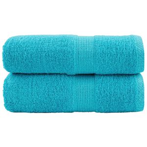 vidaXL pr&eacute;mium SOLUND mosd&oacute;t&ouml;r&ouml;lk&ouml;ző 2 db t&uuml;rkizk&eacute;k 30 x 30 cm 600 g/m&sup2;