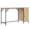vidaXL sonoma t&ouml;lgy szerelt fa sz&aacute;m&iacute;t&oacute;g&eacute;pasztal 131 x 48 x 75 cm