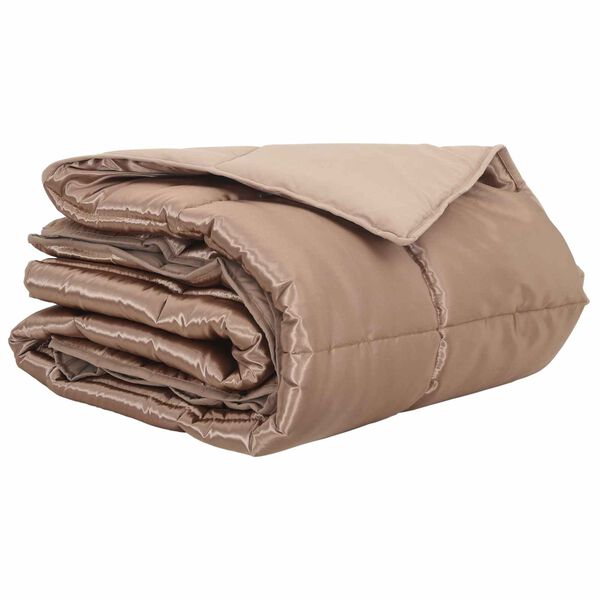 vidaXL Ny&aacute;ri Takarm&aacute;ny Arany 240 x 200 cm Satin &eacute;s Mikrosz&aacute;las