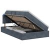 vidaXL LED t&aacute;rol&oacute;s &aacute;gy matraccal S&ouml;t&eacute;tsz&uuml;rke 120 x 200 cm B&aacute;rsony