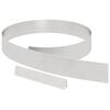 vidaXL Fűszeg&eacute;lyez&eacute;s 4 pcs Ez&uuml;st 450 x 0,05 x 10 cm Rozsdamentes ac&eacute;l