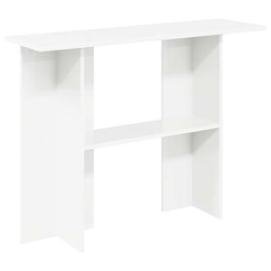 vidaXL Konzolasztal Feh&eacute;r 100 x 30 x 75 cm Szerelt Fa