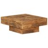 vidaXL t&ouml;m&ouml;r &uacute;jrahasznos&iacute;tott fa doh&aacute;nyz&oacute;asztal 70 x 70 x 30 cm
