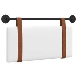 vidaXL Fali Fejt&aacute;mla Falra szerelhető Feh&eacute;r 90 x 55 x 5 cm Antik PU