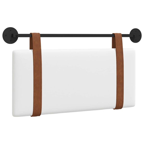 vidaXL Fali Fejt&aacute;mla Falra szerelhető Feh&eacute;r 90 x 55 x 5 cm Antik PU