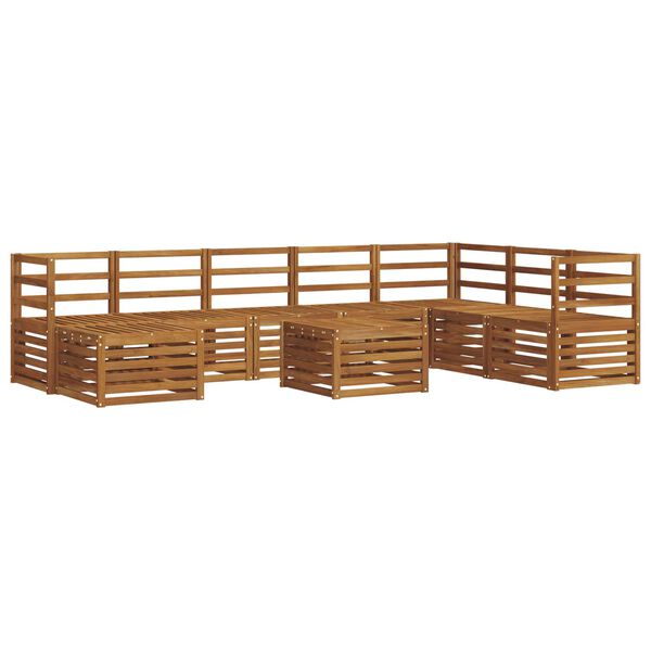 vidaXL &Uuml;lőgarnit&uacute;r&aacute;k Term&eacute;szetes T&ouml;m&ouml;r Ak&aacute;cfa