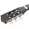vidaXL fekete klasszikus gitár kezdőknek és gyerekeknek 3/4 36"
