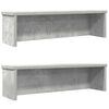 vidaXL Konyhai &aacute;llv&aacute;nyok egym&aacute;sra rakhat&oacute; 2 db Beton sz&uuml;rke 60x15x16cm