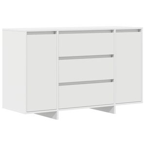 vidaXL Sz&eacute;f fi&oacute;kkal Feh&eacute;r 120 x 41 x 75 cm Faanyag