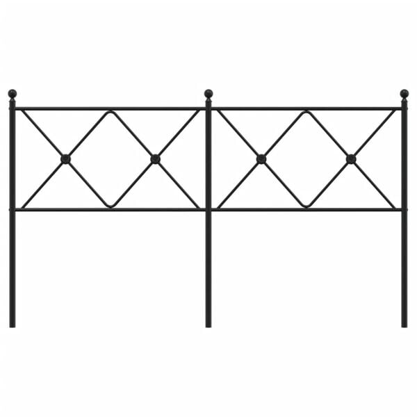 vidaXL fekete f&eacute;m fejt&aacute;mla 160 cm