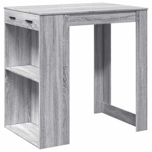 vidaXL sz&uuml;rke sonoma sz&iacute;nű szerelt fa b&aacute;rasztal 102 x 70 x 103,5 cm