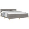 vidaXL Boxrug&oacute;s &aacute;gy p&aacute;rn&aacute;val fejt&aacute;ml&aacute;val T&oacute;psz&iacute;nű 180 x 200 cm sz&ouml;vet