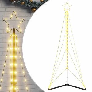 vidaXL meleg feh&eacute;r LED kar&aacute;csonyfa 363 LED 182 cm