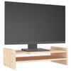 vidaXL tömör fenyőfa monitorállvány 50x27x15 cm