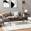 vidaXL f&uuml;st&ouml;s t&ouml;lgy sz&iacute;nű szerelt fa doh&aacute;nyz&oacute;asztal 100x50x35 cm