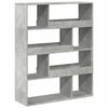 vidaXL betonsz&uuml;rke szerelt fa k&ouml;nyvespolc 100 x 33 x 125,5 cm