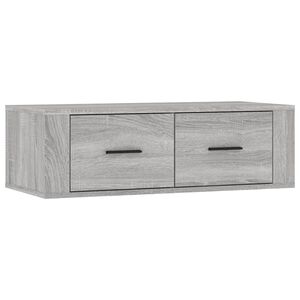 vidaXL sz&uuml;rke sonoma sz&iacute;nű szerelt fa f&uuml;ggő TV-szekr&eacute;ny 80x36x25 cm