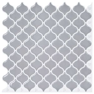 vidaXL L&aacute;mp&aacute;s csempe 50 db Sz&uuml;rke 27 x 27 cm Poliuret&aacute;n &eacute;s PET